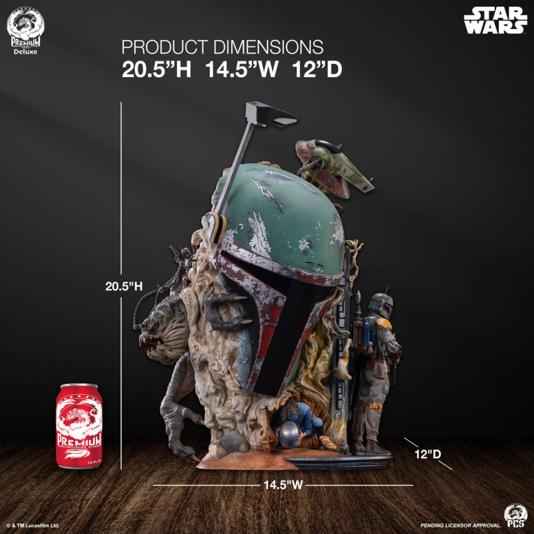 PCS Star Wars - Boba Fett Fine Art Bust Deluxe