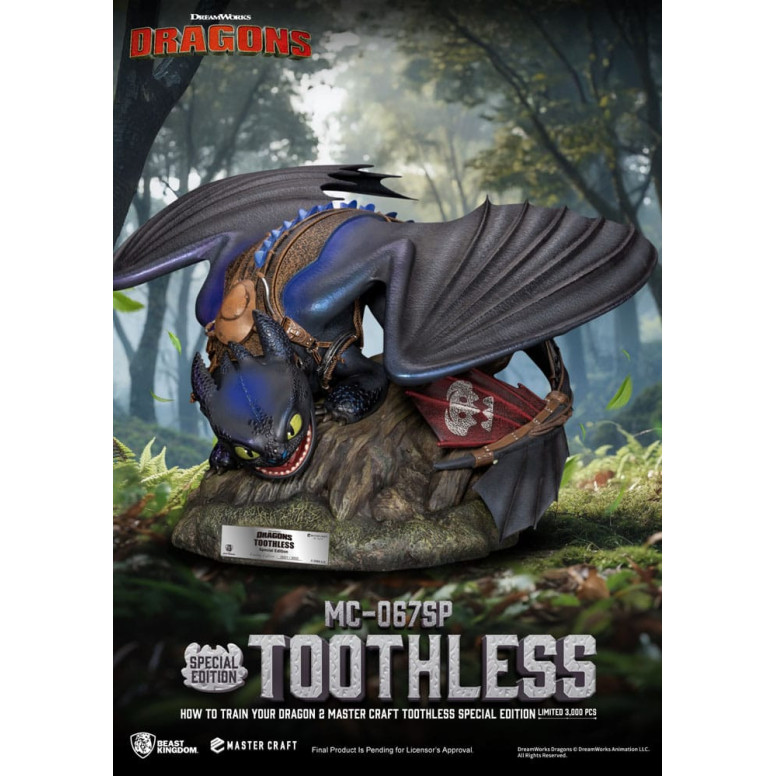 Beast Kingdom - How to Train your Dragon 2 - Mastercraft Toothless - Toothless