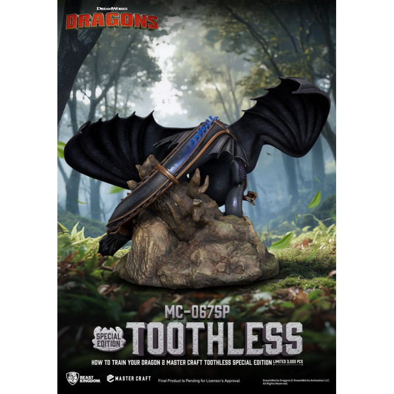 Beast Kingdom - How to Train your Dragon 2 - Mastercraft Toothless - Toothless