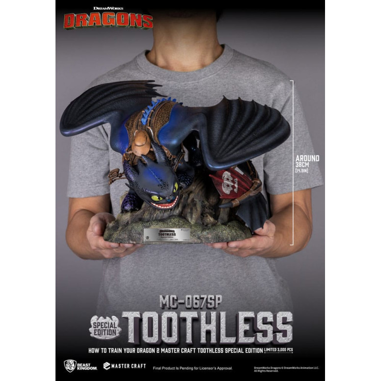 Beast Kingdom - How to Train your Dragon 2 - Mastercraft Toothless - Toothless