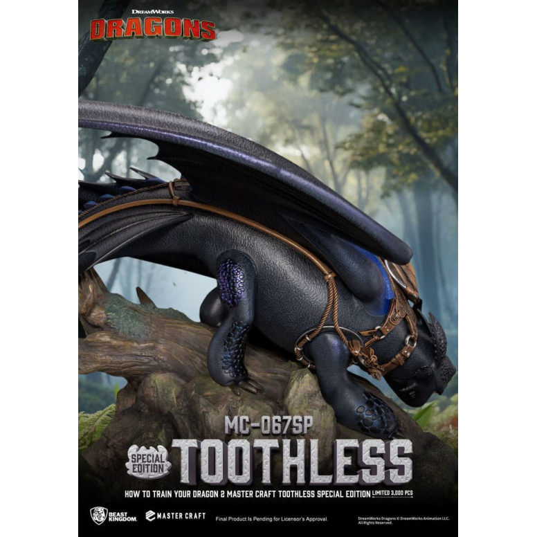 Beast Kingdom - How to Train your Dragon 2 - Mastercraft Toothless - Toothless