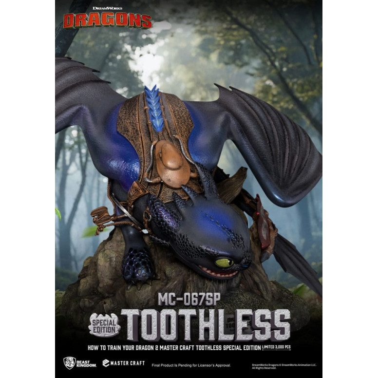Beast Kingdom - How to Train your Dragon 2 - Mastercraft Toothless - Toothless