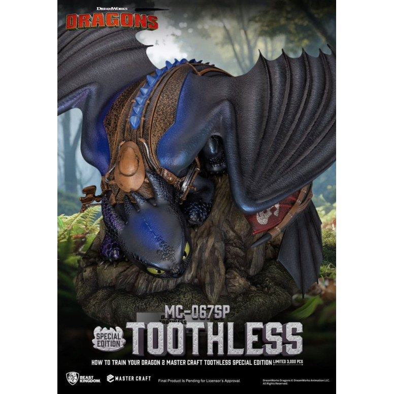 Beast Kingdom - How to Train your Dragon 2 - Mastercraft Toothless - Toothless