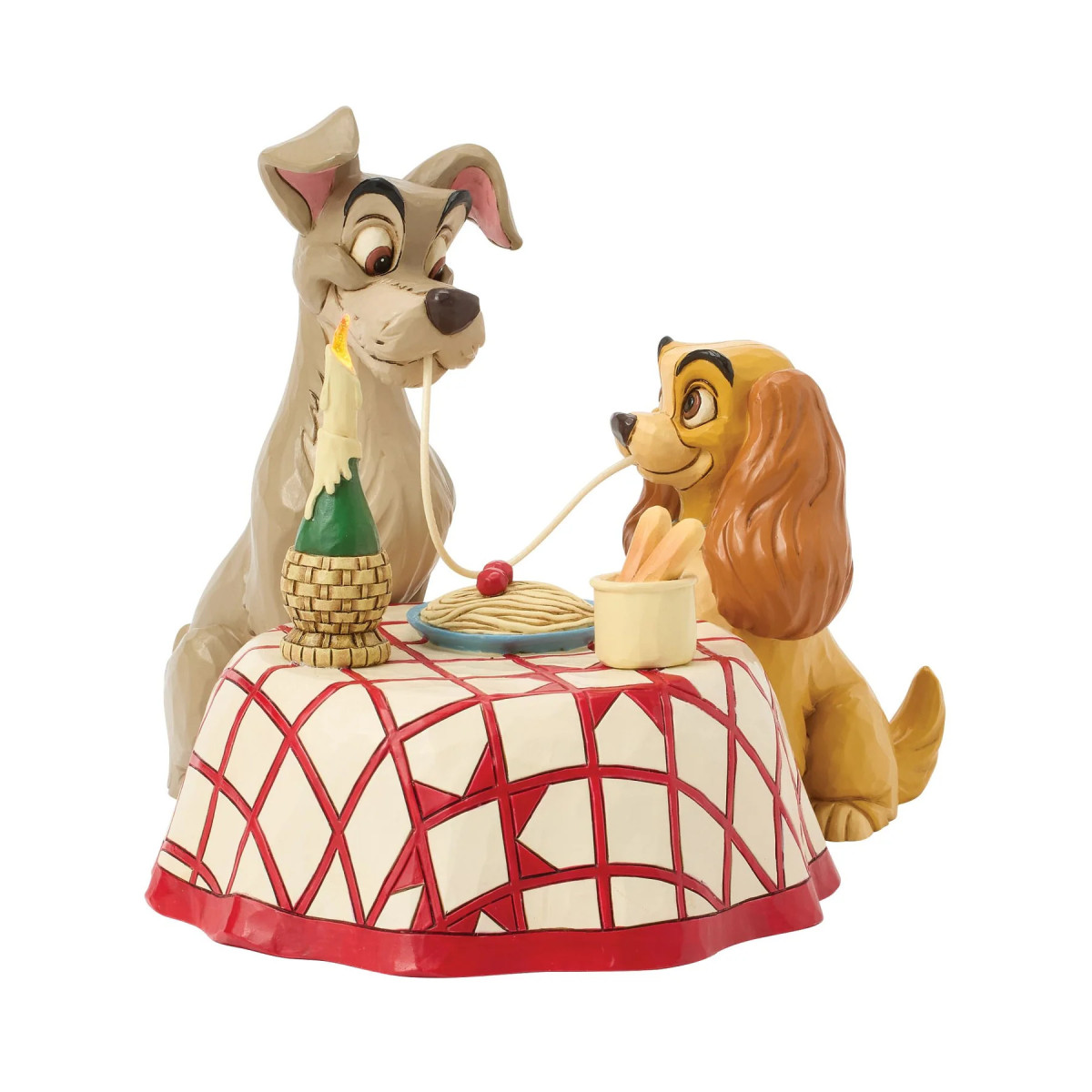 Disney Tradition By Jim Shore - Beauty and the Tramp - Spaghetti - Lady & the Tramp