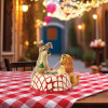 Disney Tradition By Jim Shore - Beauty and the Tramp - Spaghetti - Lady & the Tramp