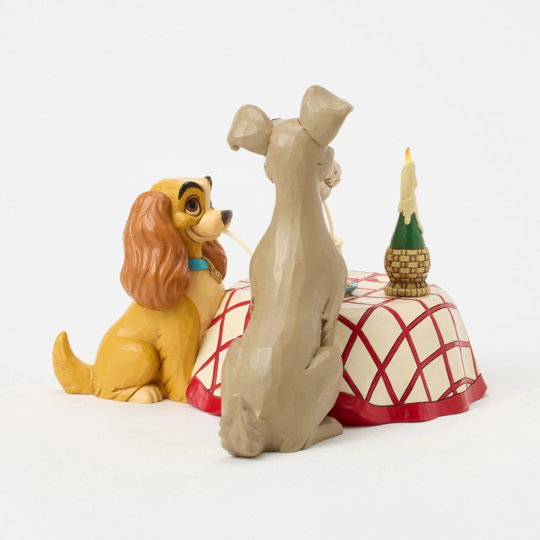 Disney Tradition By Jim Shore - Beauty and the Tramp - Spaghetti - Lady & the Tramp