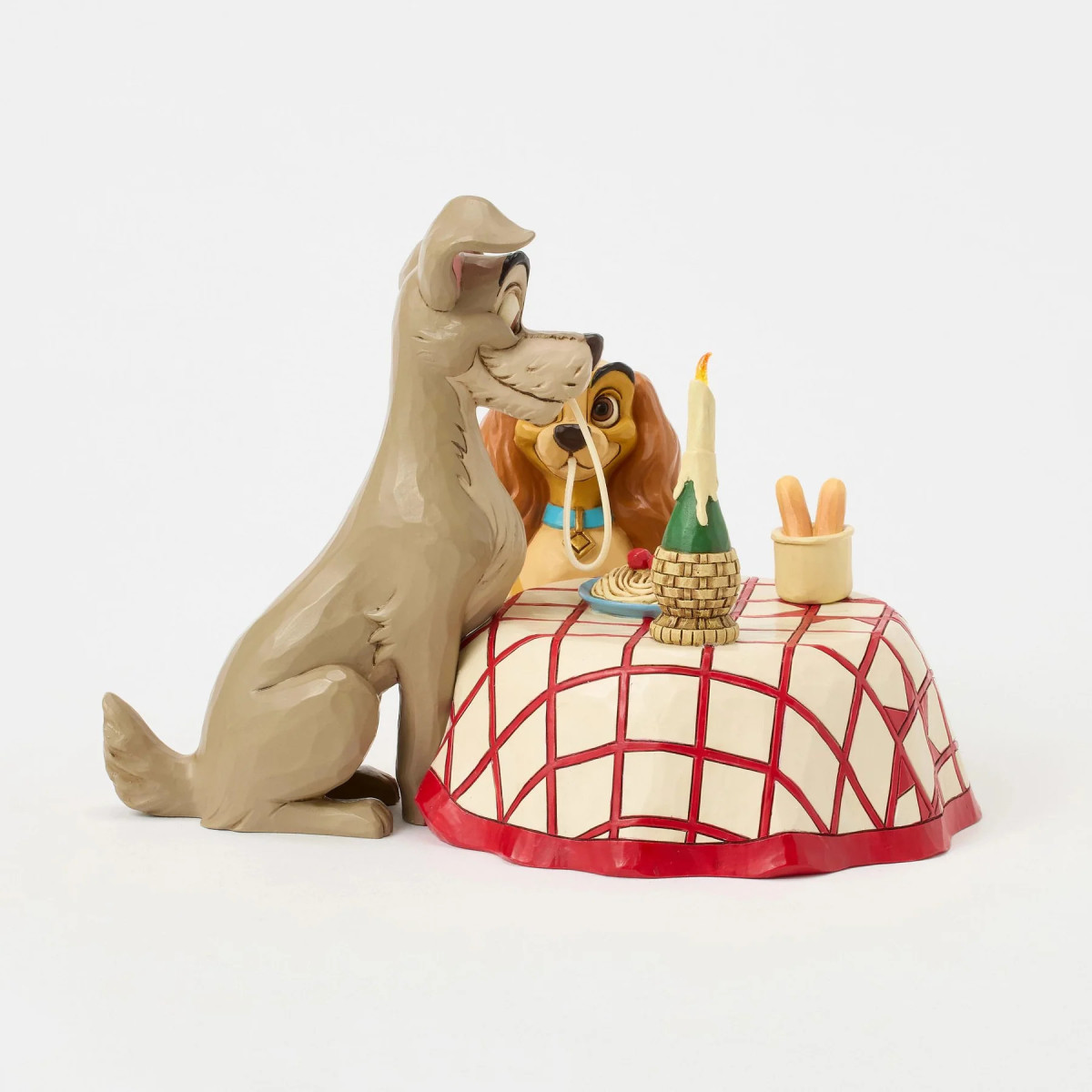 Disney Tradition By Jim Shore - Beauty and the Tramp - Spaghetti - Lady & the Tramp