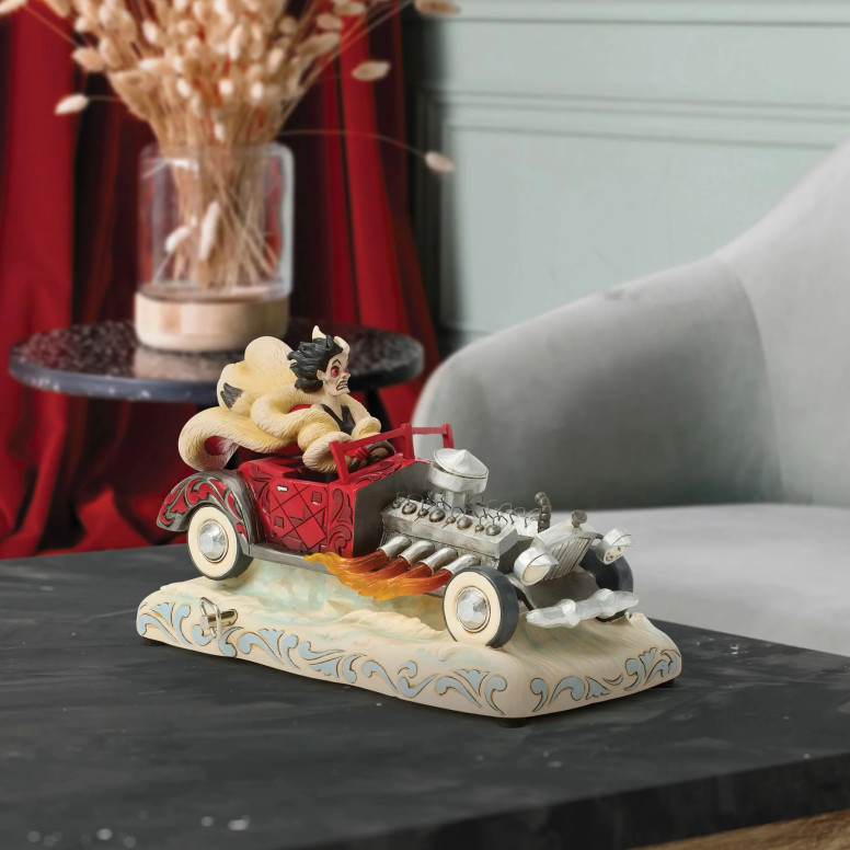 Enesco - 101 Dalmatians - Cruella d'Enfer Musical Carriage - Disney Tradition by Jim Shore