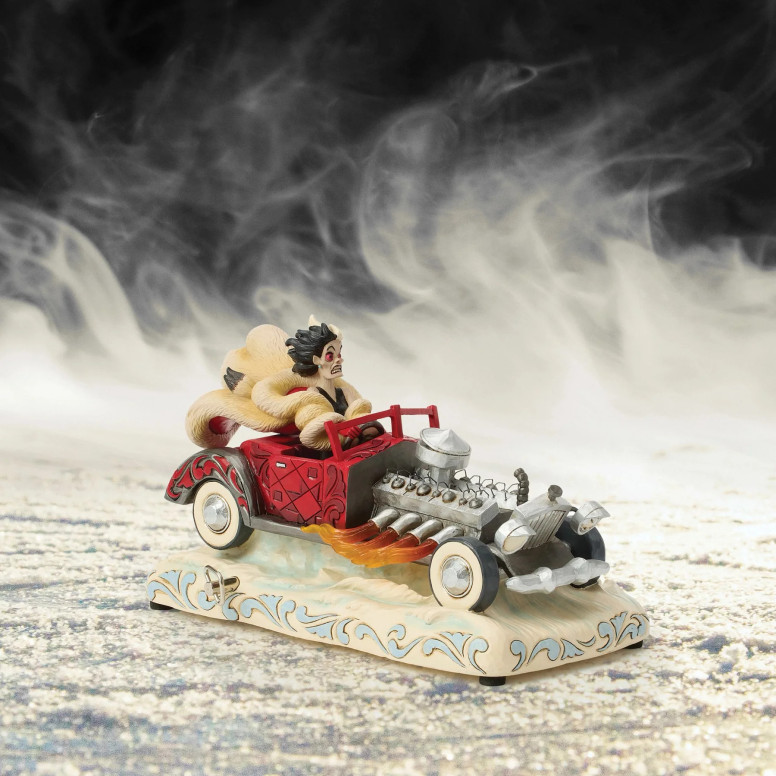 Enesco - 101 Dalmatians - Cruella d'Enfer Musical Carriage - Disney Tradition by Jim Shore