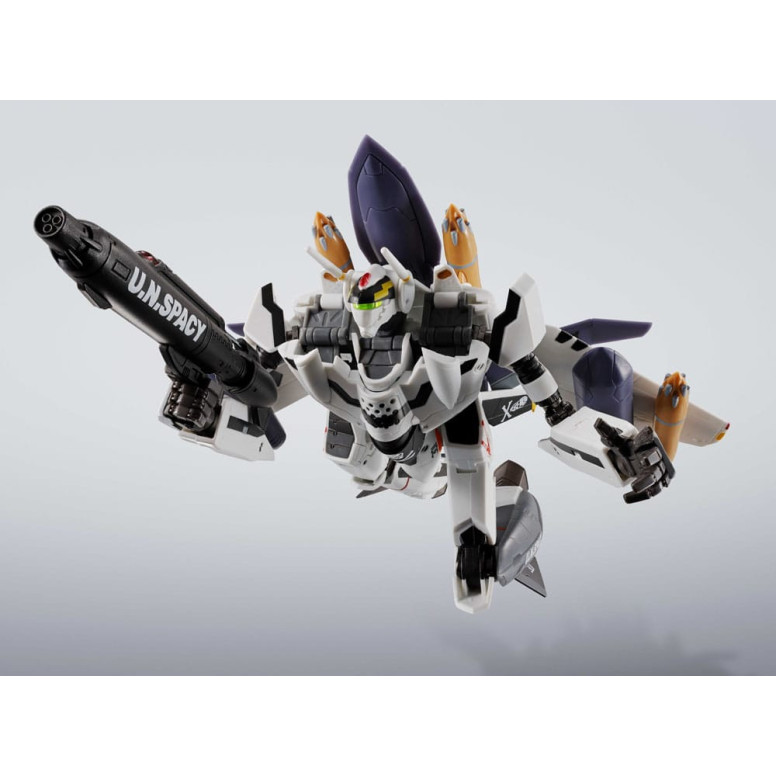 Tamashii Bandai - Hi-Metal R - VF-0S Phoenix (Roy Focker Use) & QF-2200D-B Ghost Set - Macross Zero