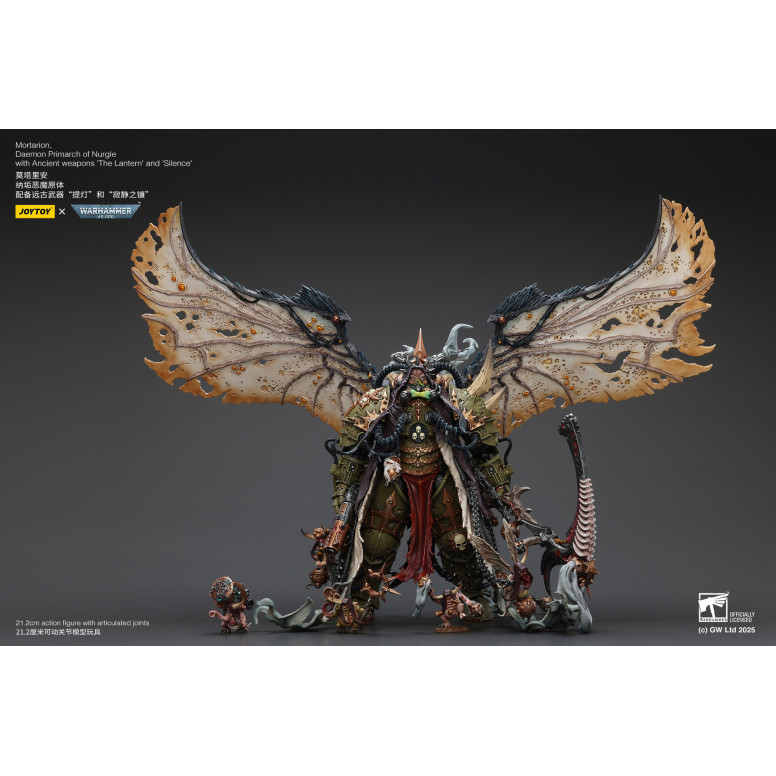 Joytoy - Warhammer - World Eaters - Angron Daemon Primarch of Khorne 1/18 - Warhammer 40000 Figurine