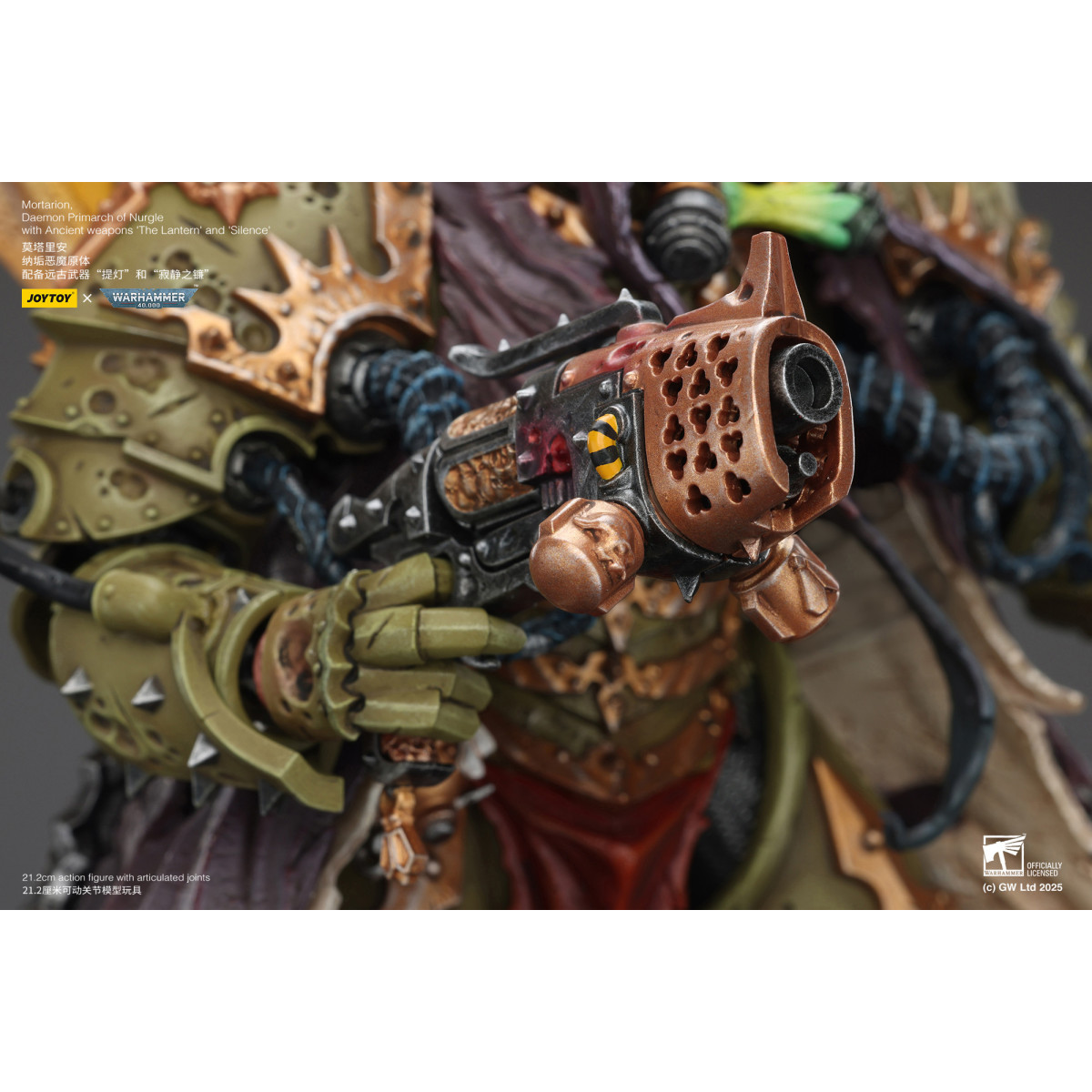 Joytoy - Warhammer - World Eaters - Angron Daemon Primarch of Khorne 1/18 - Warhammer 40000 Figurine