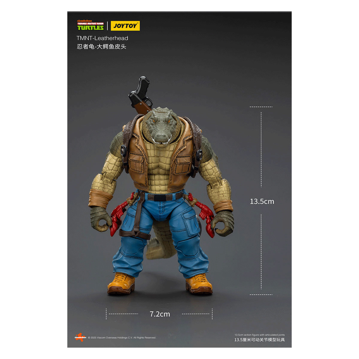 JoyToy TMNT - Leatherhead - Teenage Mutant Ninja Turtles 1/18