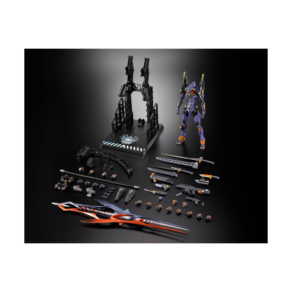 Tamashii Nations - EVA-01 Test Type 30th with the Spear of Gaius - Metal Build - Evangelion