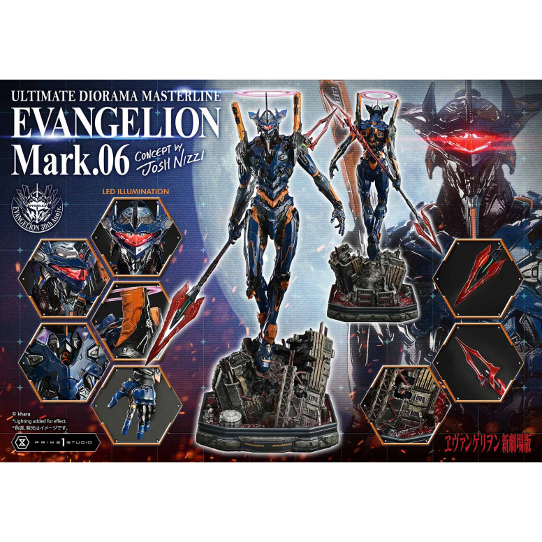 Prime 1 Studio Rebuild of Evangelion - Mark.06 Bonus Version (Concept By Josh Nizzi) Ultimate Diorama Masterline