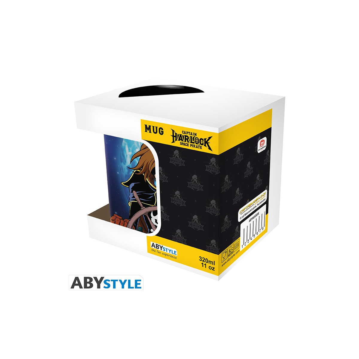 ABYstyle - Albator - Mug 320 ml - Albator & Ship - Captain Harlock Space Pirate