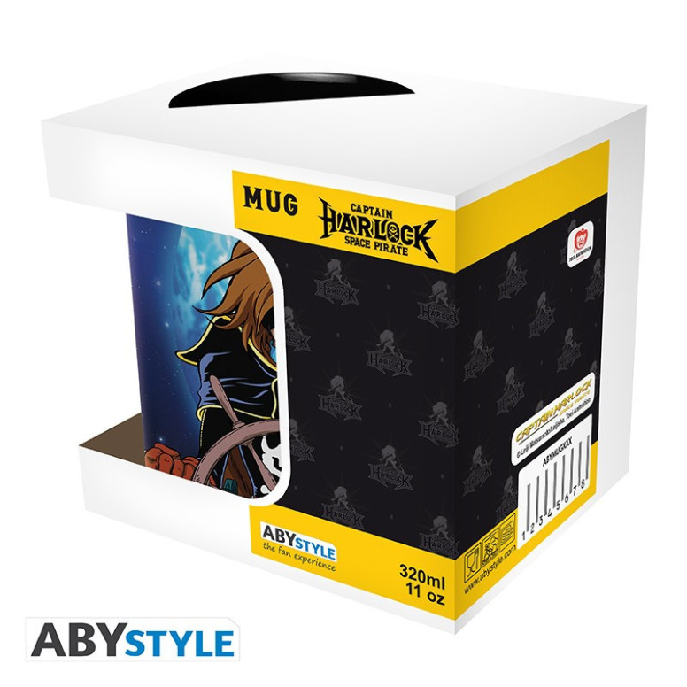 ABYstyle - Albator - Mug 320 ml - Albator & Ship - Captain Harlock Space Pirate