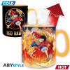 ABYstyle - One Piece - Thermo-reactive Mug 460 ml - Luffy & Sabo