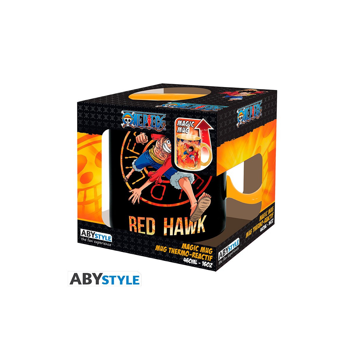 ABYstyle - One Piece - Thermo-reactive Mug 460 ml - Luffy & Sabo