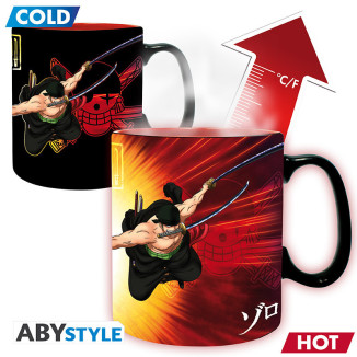 ABYstyle - One Piece - Thermo-reactive Mug 460 ml - Zoro & Sanji