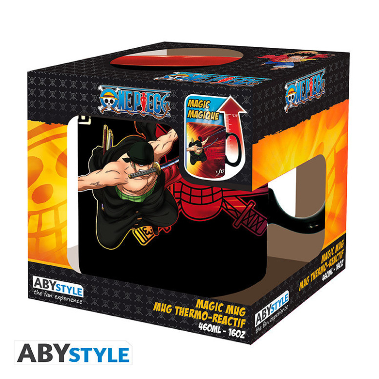 ABYstyle - One Piece - Thermo-reactive Mug 460 ml - Zoro & Sanji