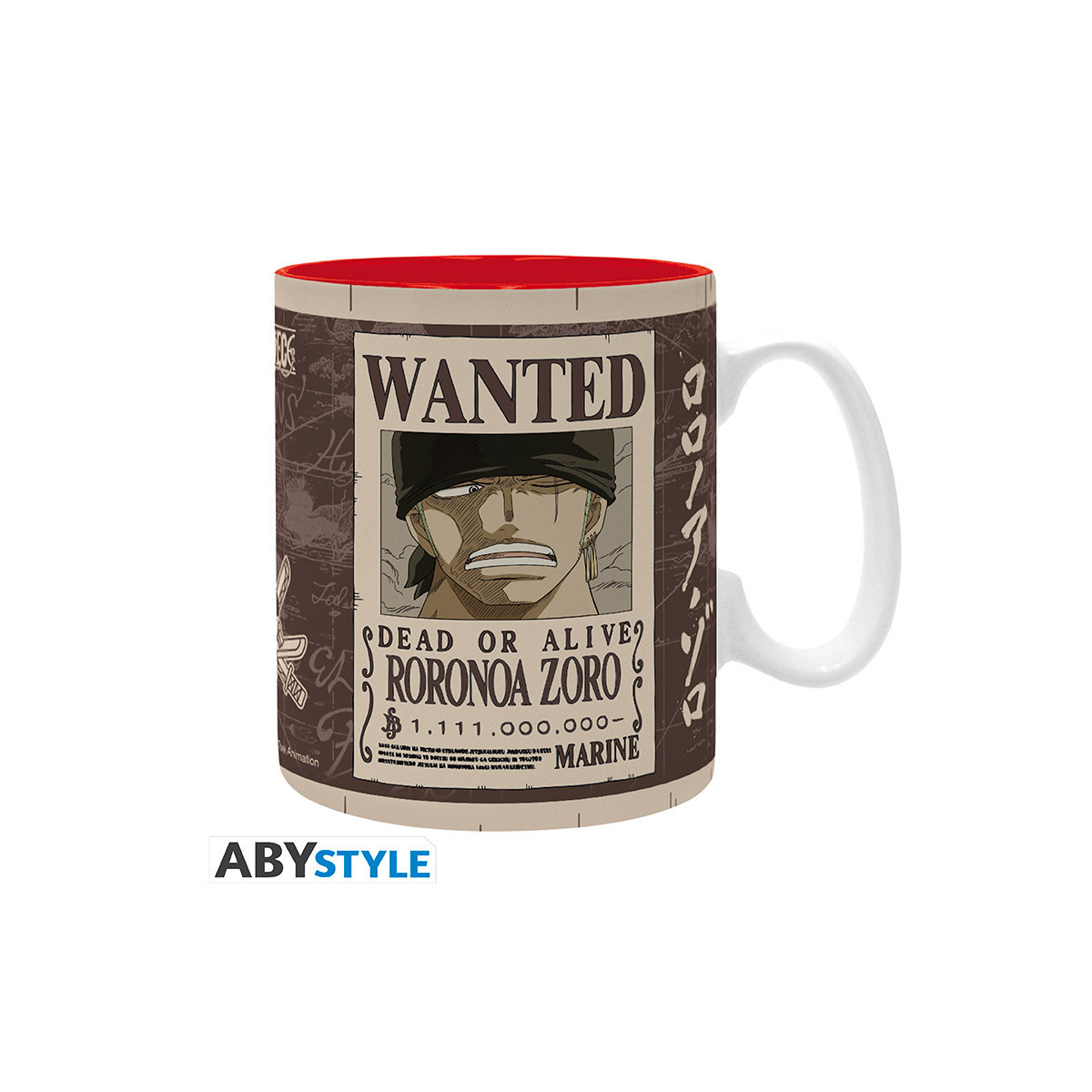 ABYstyle - One Piece - Mug 460 ml - Zoro Wanted