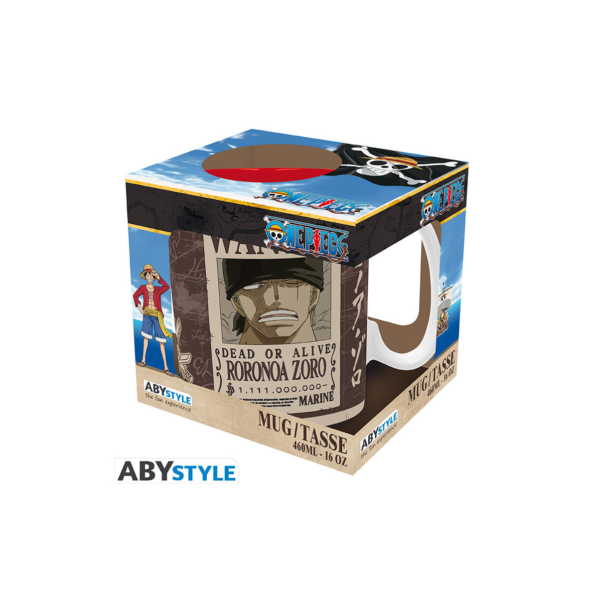 ABYstyle - One Piece - Mug 460 ml - Zoro Wanted