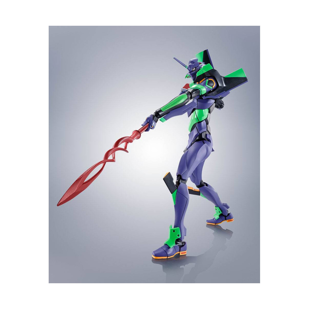 Bandai The Robot Spirits Evangelion - Side EVA Evangelion Test Type-01 + Spear of Cassius Renewal Color Edition Reissue