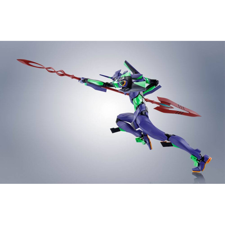 Bandai The Robot Spirits Evangelion - Side EVA Evangelion Test Type-01 + Spear of Cassius Renewal Color Edition Reissue