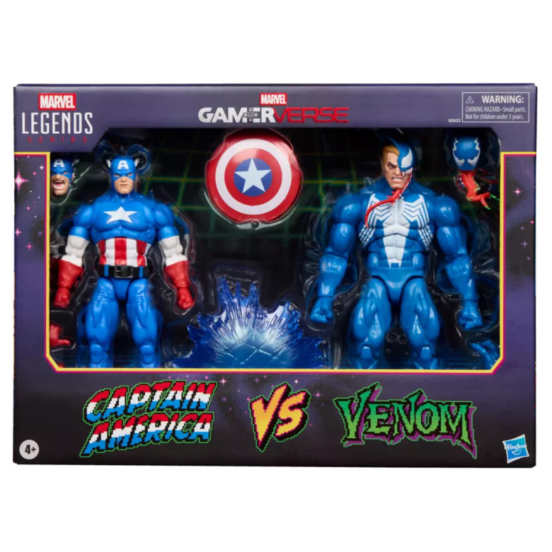 Hasbro Marvel Legends Series Gamerverse - Captain America vs Venom