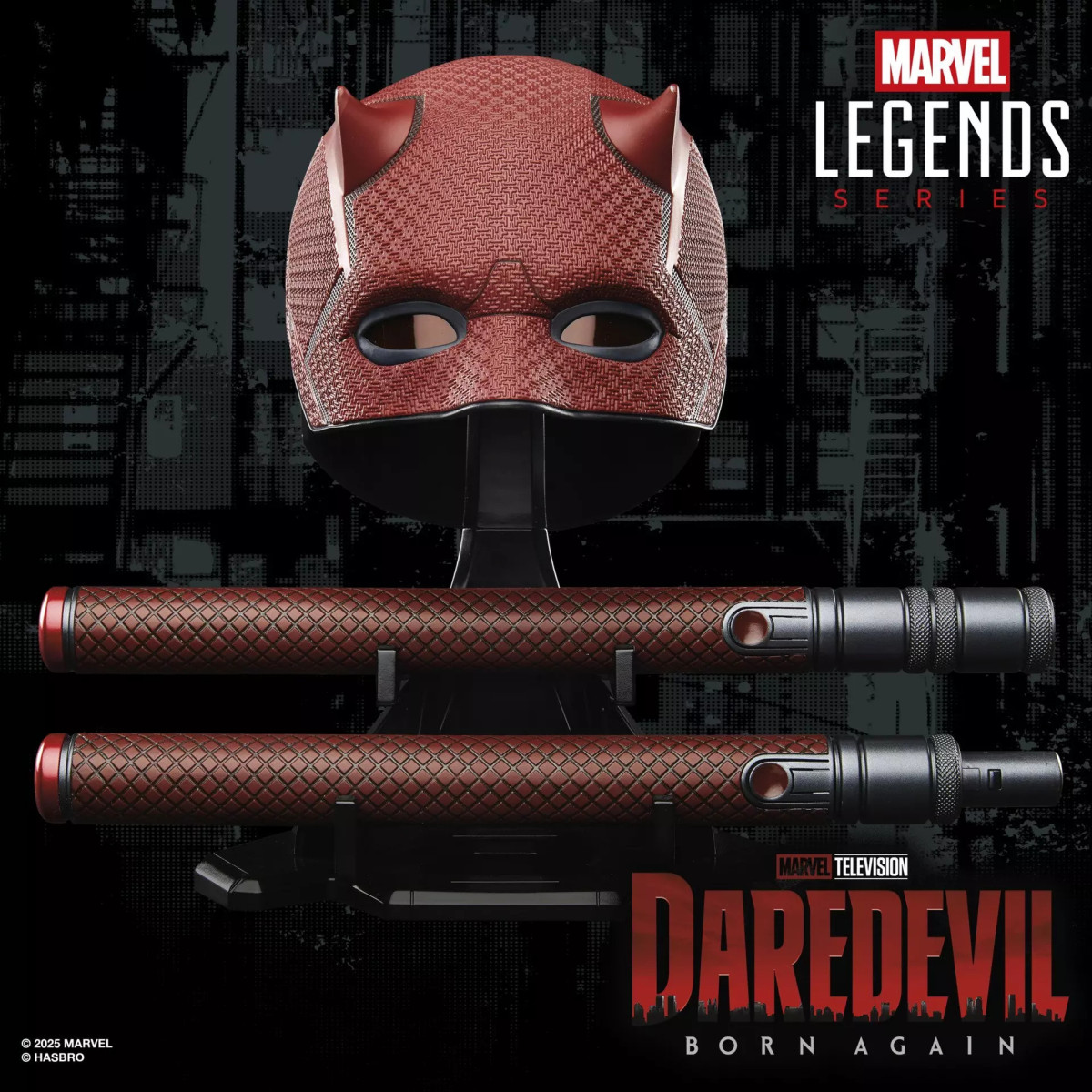Hasbro - Daredevil: Born Again Baton and Mask 1/1 - Marvel Legends Series
