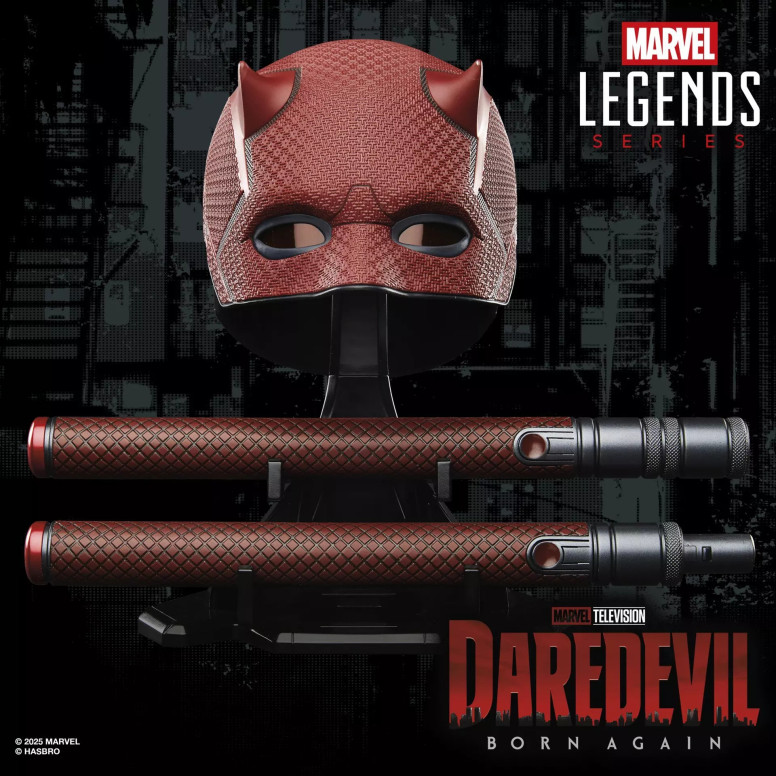 Hasbro - Daredevil: Born Again Baton and Mask 1/1 - Marvel Legends Series
