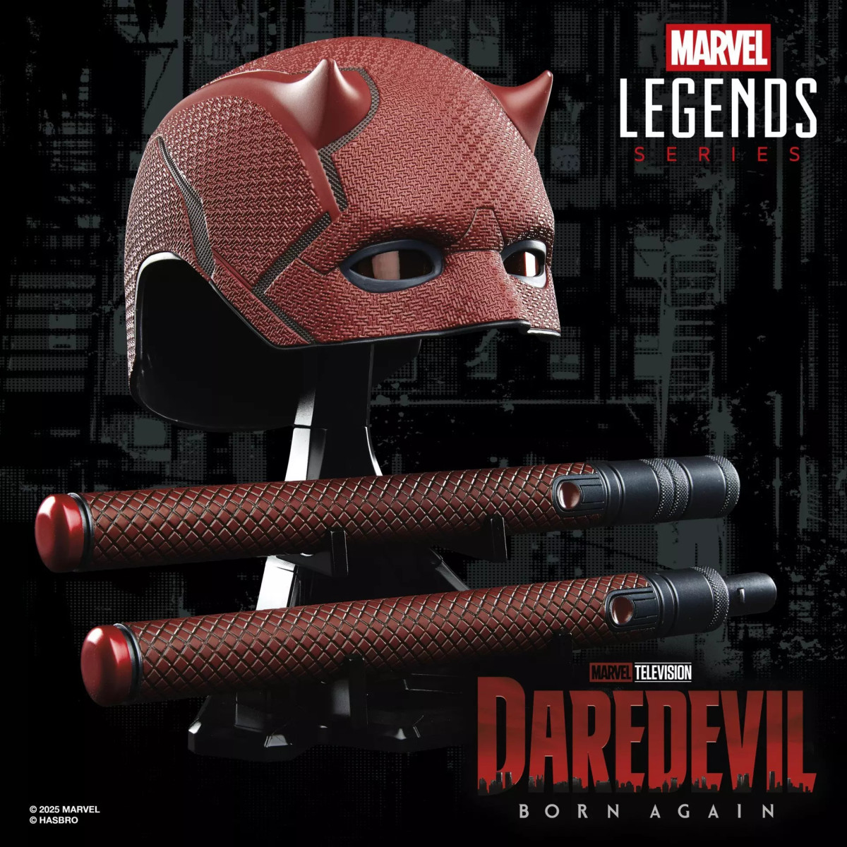 Hasbro - Daredevil: Born Again Baton and Mask 1/1 - Marvel Legends Series