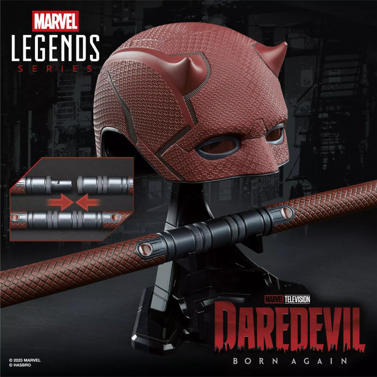 Hasbro - Daredevil: Born Again Baton and Mask 1/1 - Marvel Legends Series