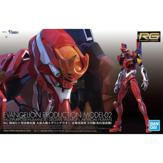 Bandai Model Kit 1/144 RG - Neon Genesis Evangelion Production Model 02 - Eva Unit 02