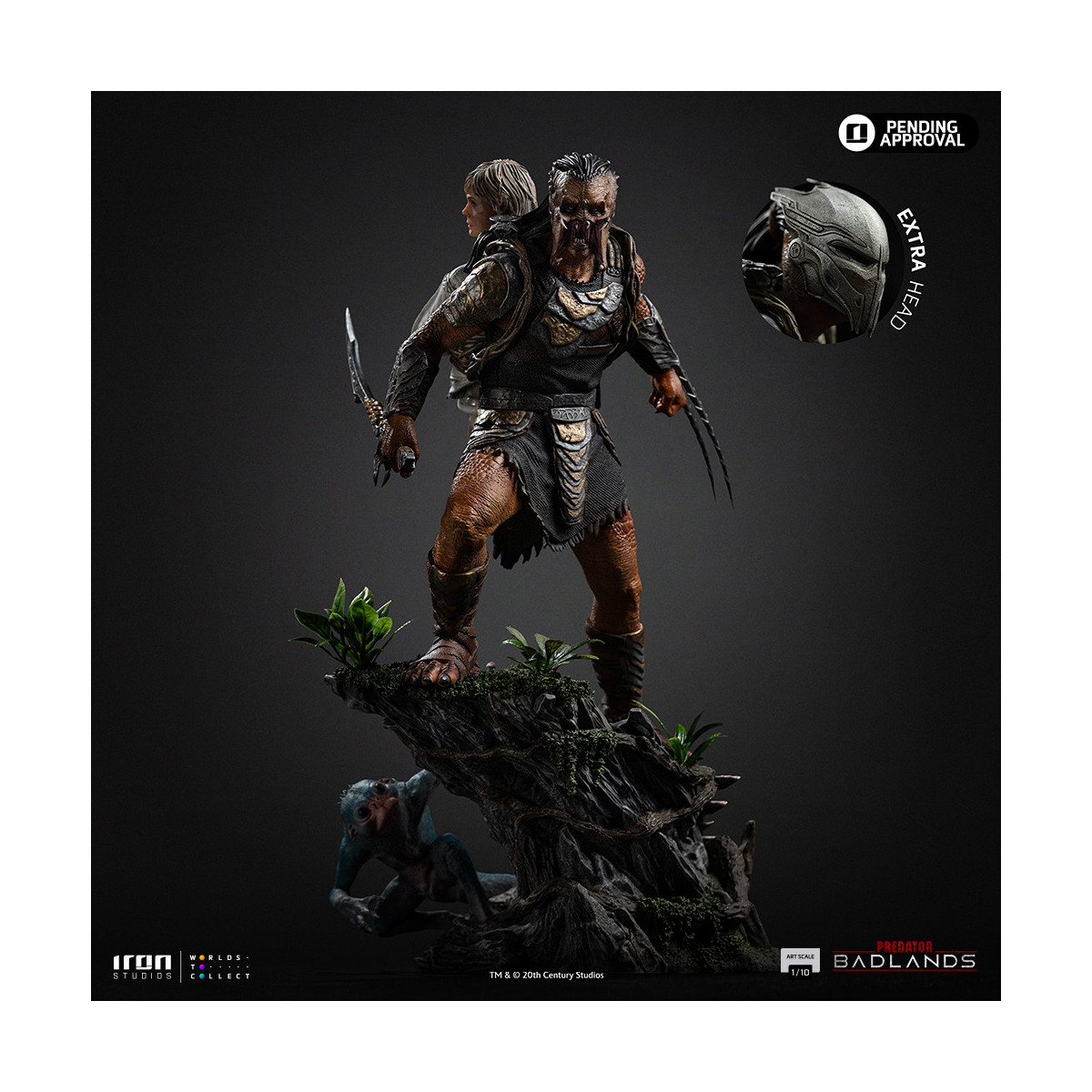Iron Studios Predator: Badlands - Predator Dek & Thia Art Scale 1/10
