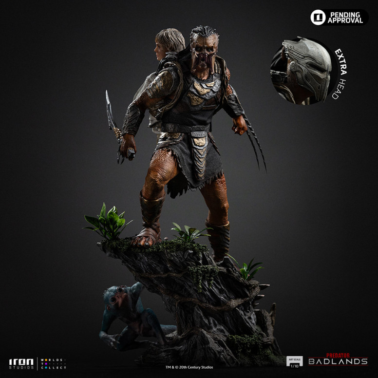 Iron Studios Predator: Badlands - Predator Dek & Thia Art Scale 1/10