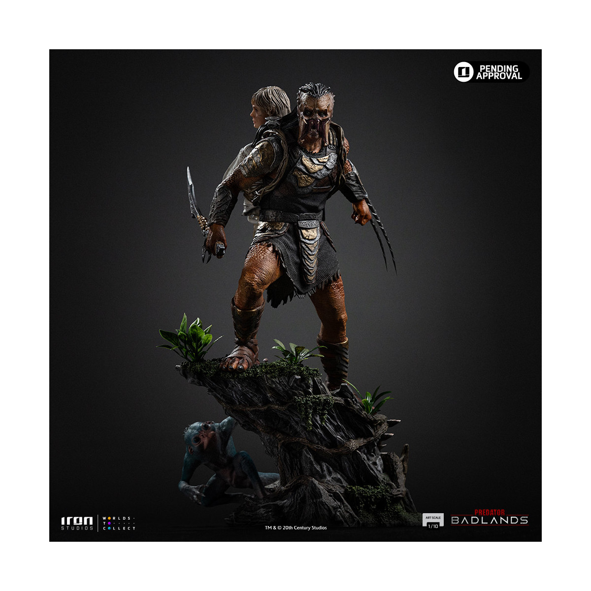 Iron Studios Predator: Badlands - Predator Dek & Thia Art Scale 1/10