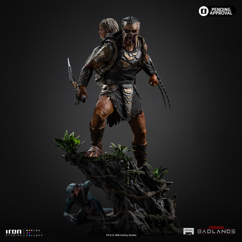 Iron Studios Predator: Badlands - Predator Dek & Thia Art Scale 1/10