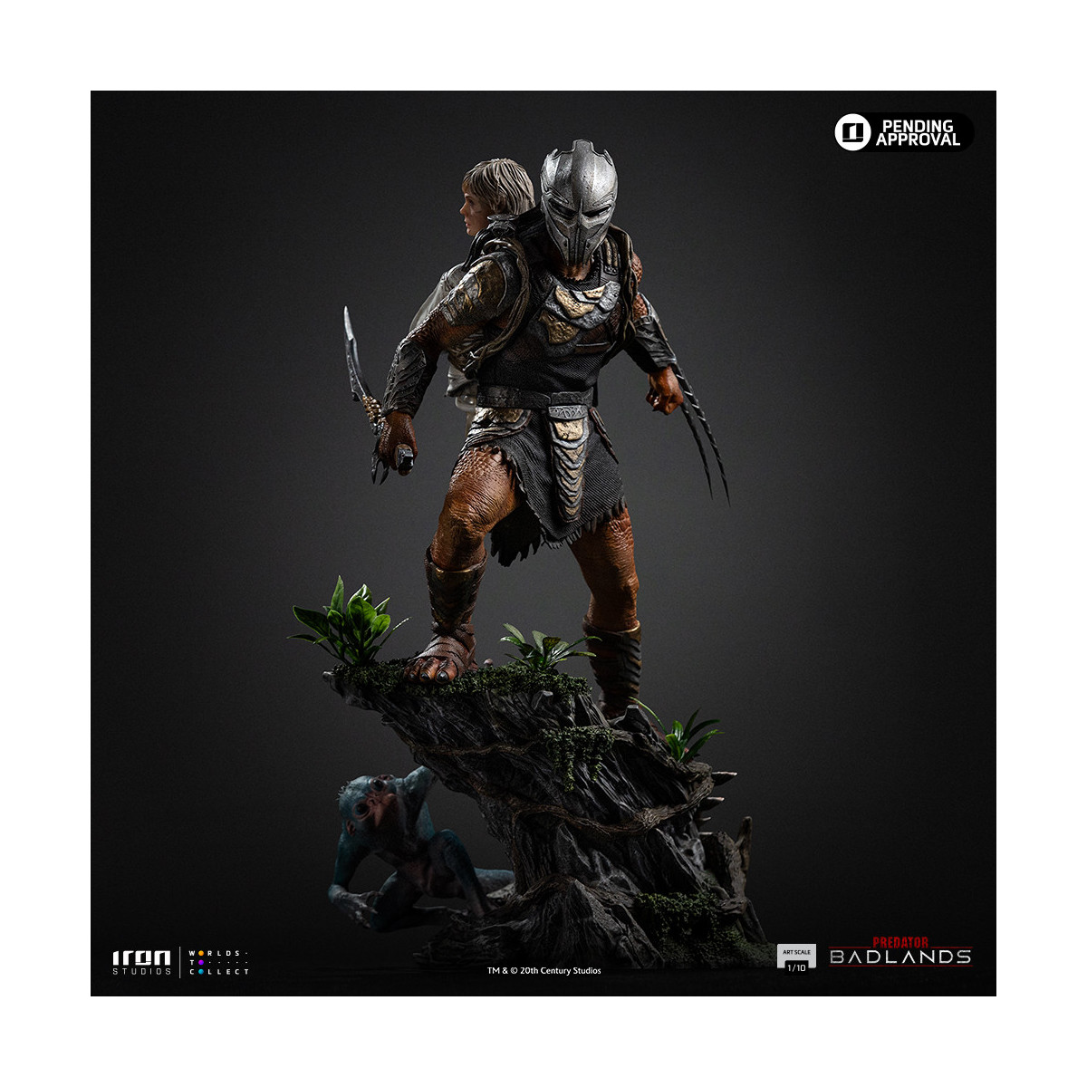 Iron Studios Predator: Badlands - Predator Dek & Thia Art Scale 1/10