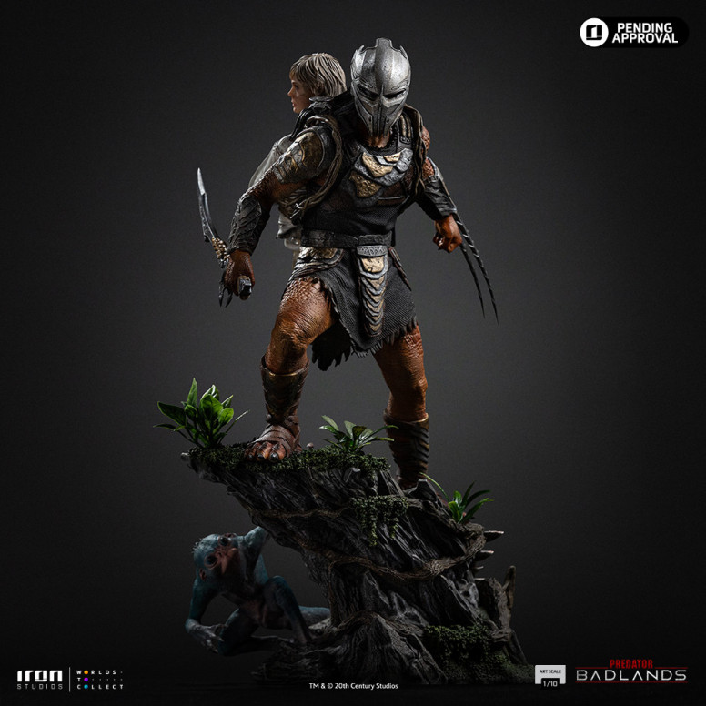 Iron Studios Predator: Badlands - Predator Dek & Thia Art Scale 1/10