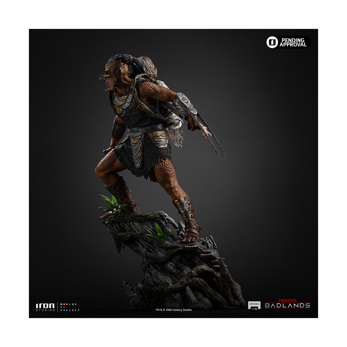 Iron Studios Predator: Badlands - Predator Dek & Thia Art Scale 1/10
