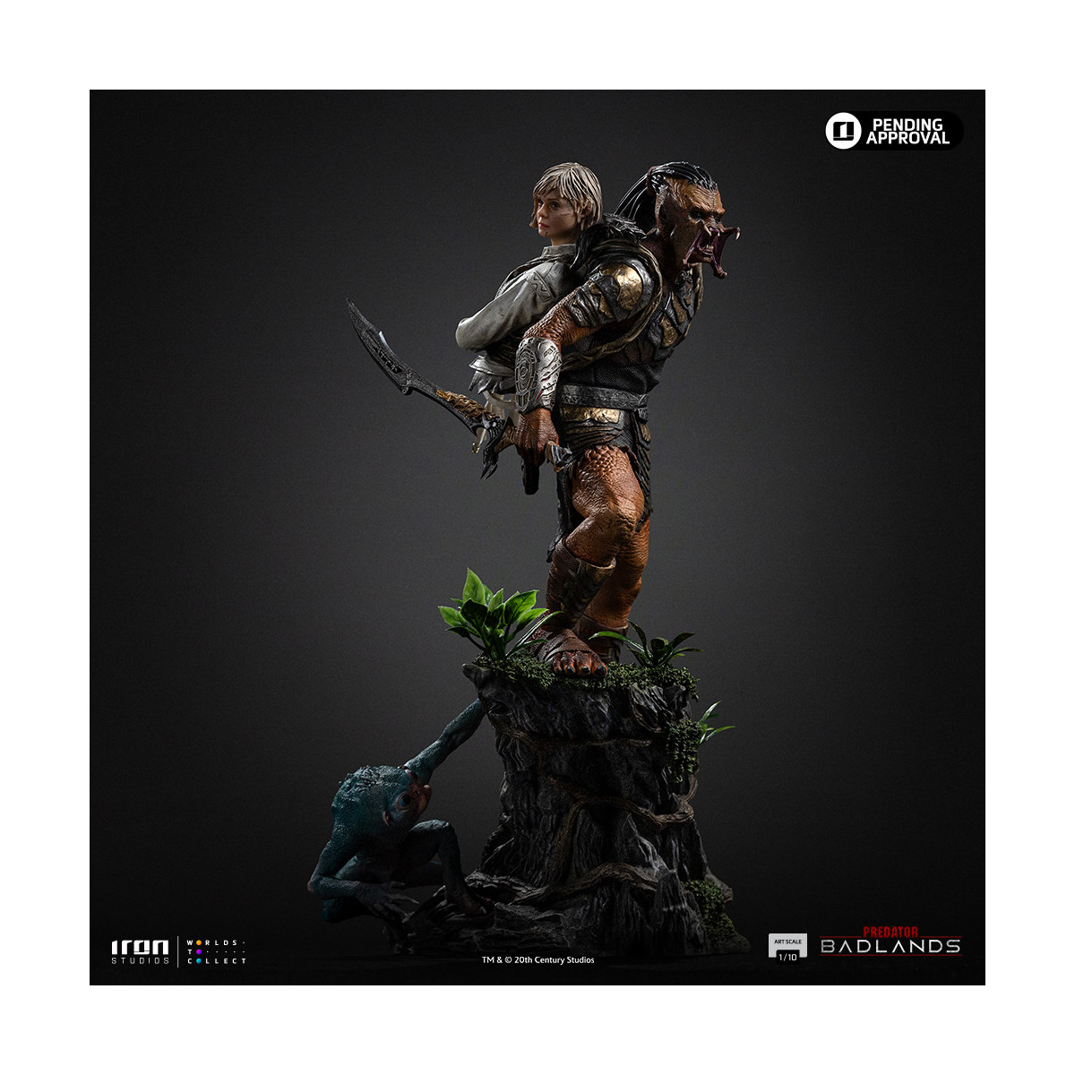 Iron Studios Predator: Badlands - Predator Dek & Thia Art Scale 1/10
