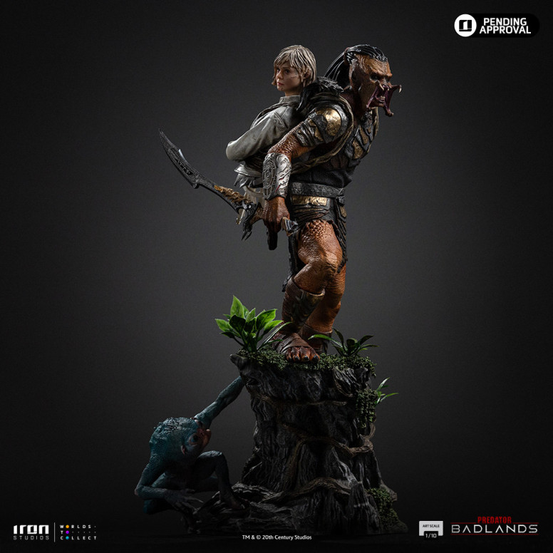 Iron Studios Predator: Badlands - Predator Dek & Thia Art Scale 1/10