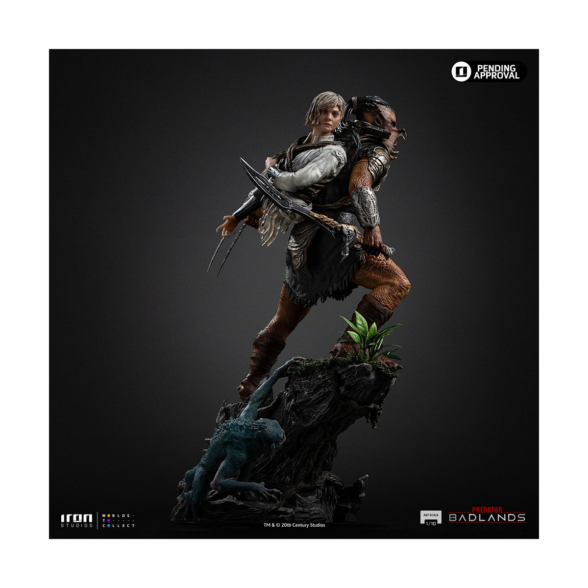 Iron Studios Predator: Badlands - Predator Dek & Thia Art Scale 1/10