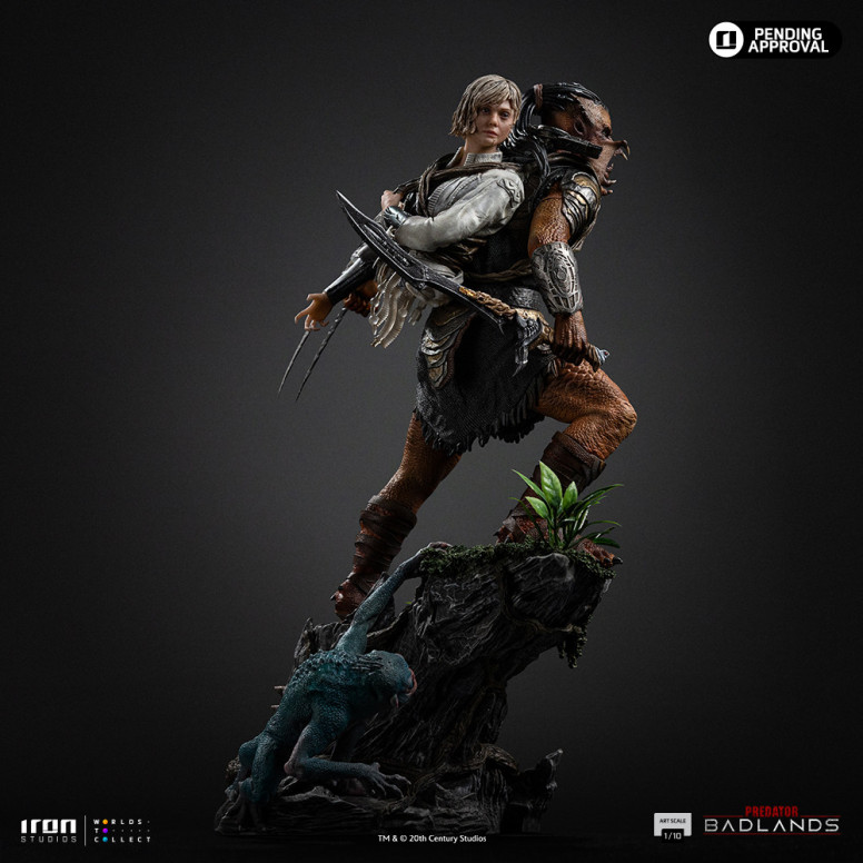Iron Studios Predator: Badlands - Predator Dek & Thia Art Scale 1/10
