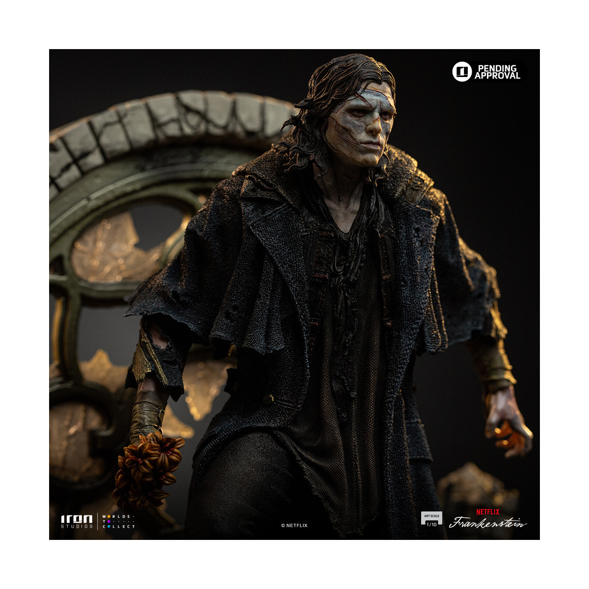 Iron Studios - Gepeto & Pinocchio BDS Art Scale 1/10 - Guillermo del Toro's Pinocchio Figurine