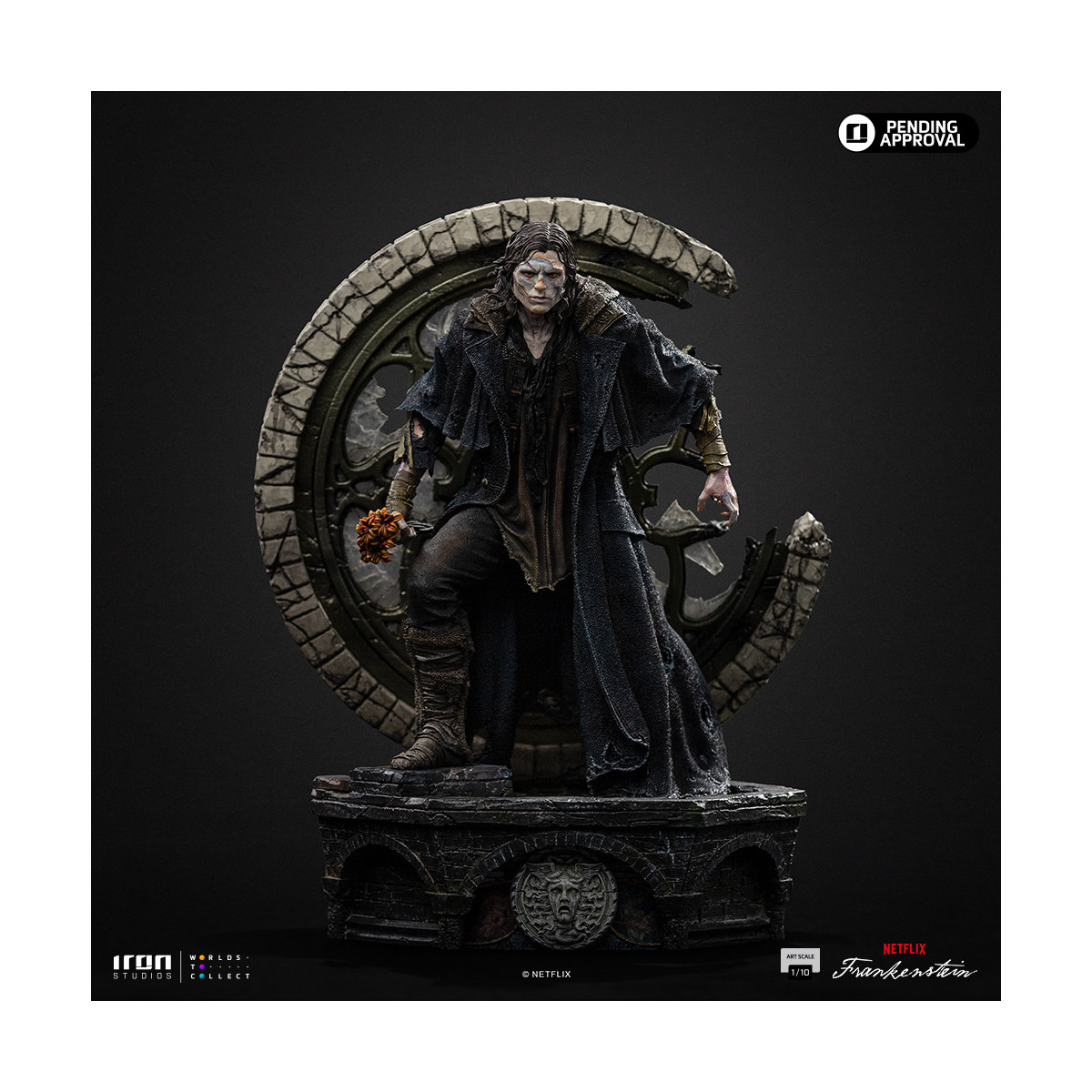 Iron Studios - Gepeto & Pinocchio BDS Art Scale 1/10 - Guillermo del Toro's Pinocchio Figurine