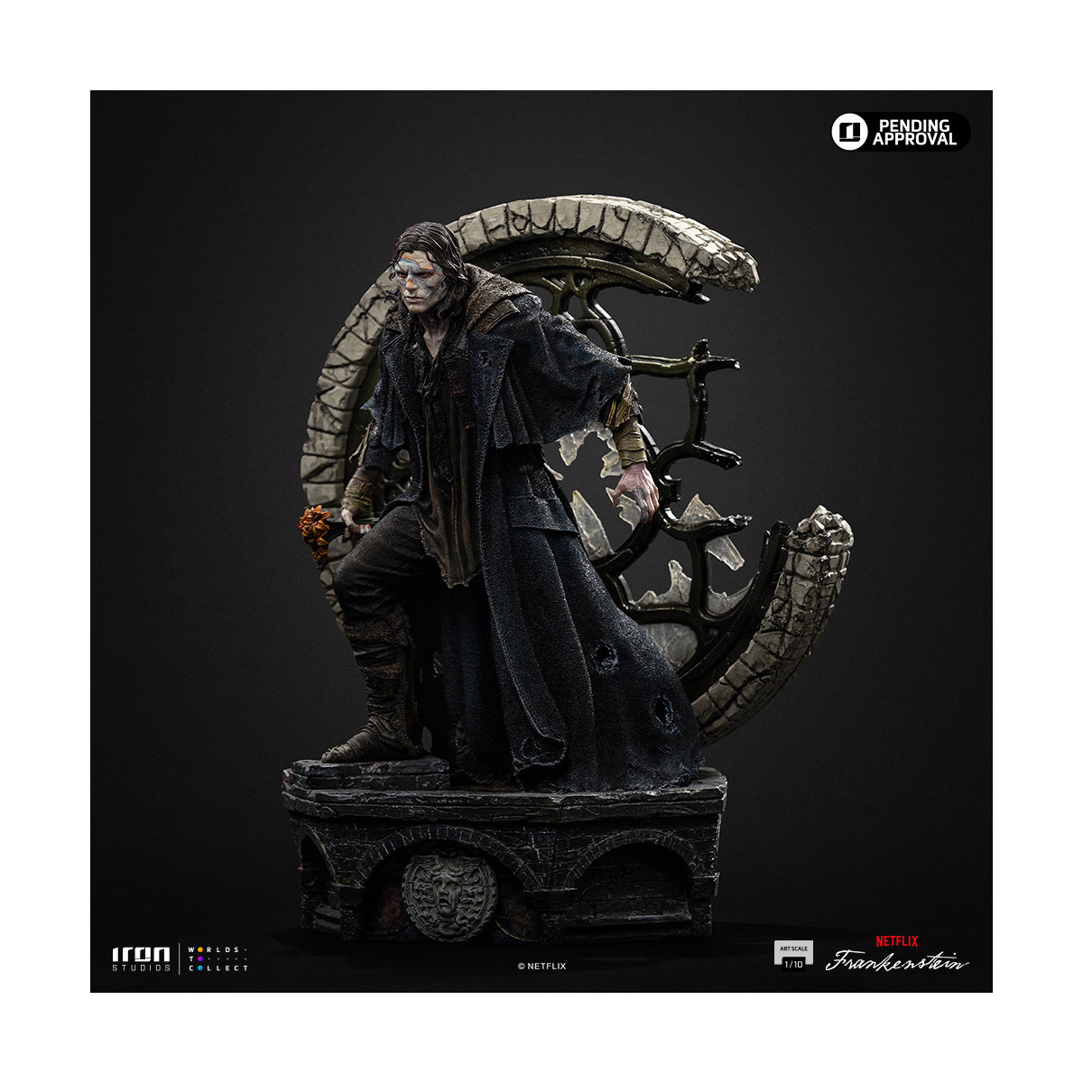 Iron Studios - Gepeto & Pinocchio BDS Art Scale 1/10 - Guillermo del Toro's Pinocchio Figurine