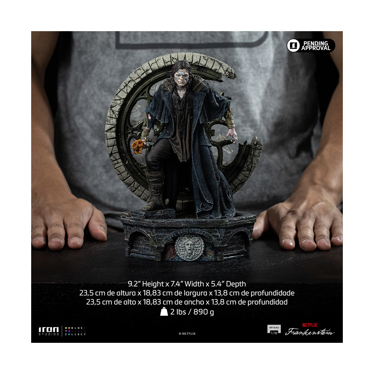 Iron Studios - Gepeto & Pinocchio BDS Art Scale 1/10 - Guillermo del Toro's Pinocchio Figurine